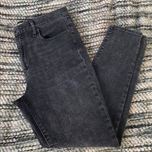 Black high rise Gap jeans